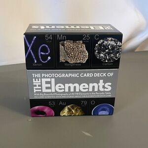 The Elements Photographic Card Deck - Periodic Table Flash Cards